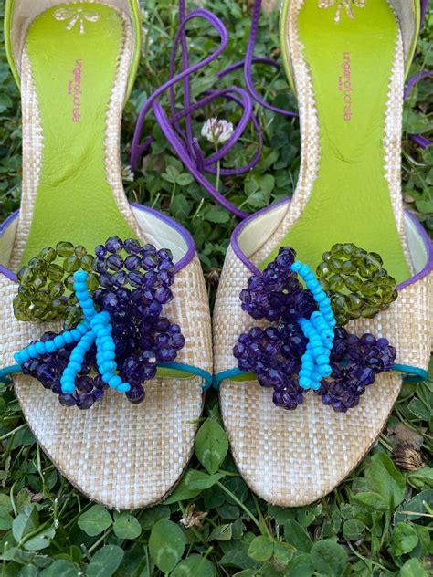 90s Sandals Ungaro Fuchsiadesign Original Sandals Etsy Uk