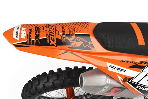 Ktm Graphics Kit Vertex Orange