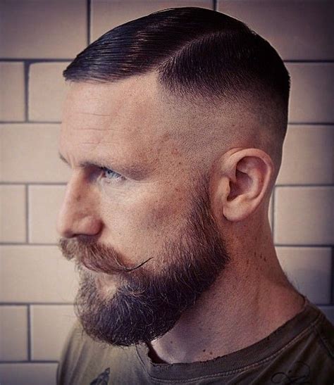 i love this cut very clean and very masculine high fade with side part balding mens hairstyles