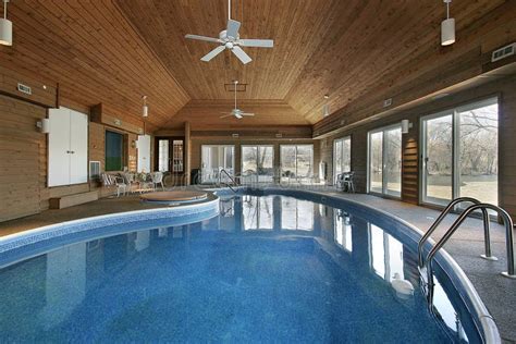 Large Indoor Swimming Pool Stock Image Image Of House 12662945