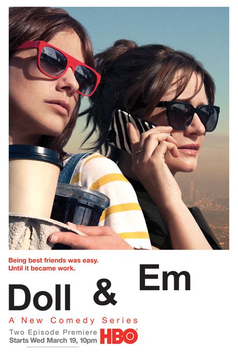 Emily Mortimer And Dolly Wells Look A Lot Like ‘doll And Em In New Poster For Hbos Upcoming Comedy