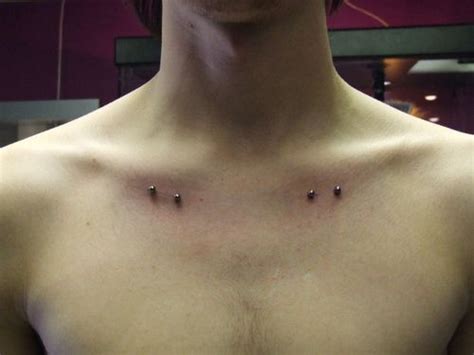 Collarbone Piercings Mens Piercings Piercing Tattoo Piercing Jewelry