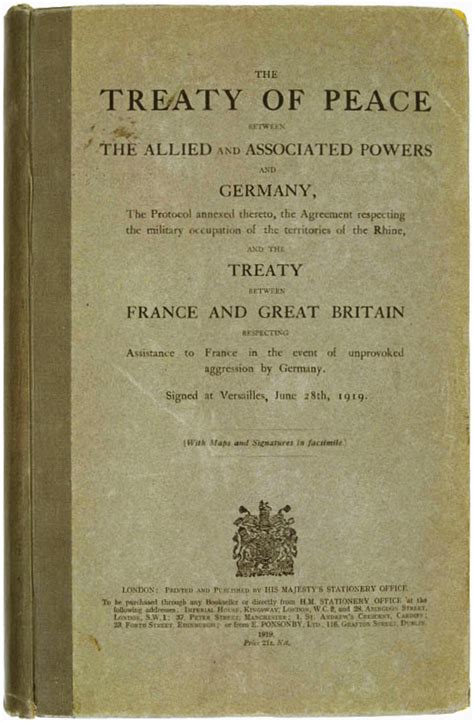 Treaty Of Versailles History Rhymes Nineteenth Century History