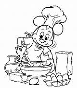Cooking Baking Coloring sketch template