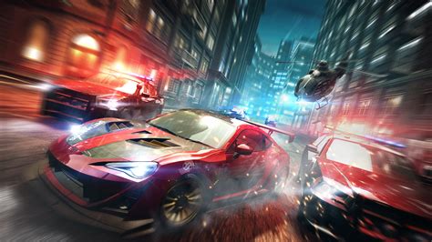 Cars And Helicopter Wallpaper Need For Speed No Limits Video Games