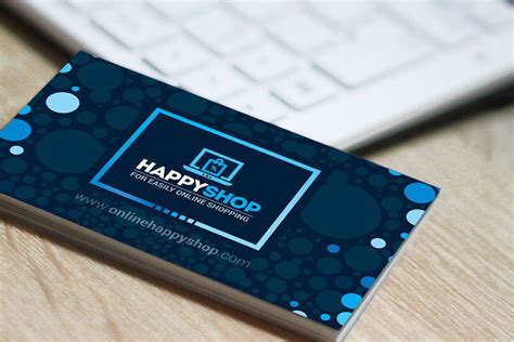 Make unique business cards in a flash. Business Card for E-Commerce or Online Shop | Shopping Mall Business Card Corporate Identity ...