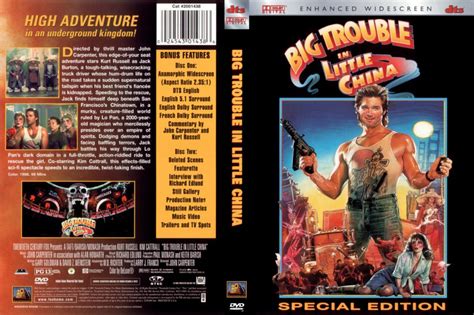 Big Trouble In Little China Special Edition Dvd Cover 1986 R1