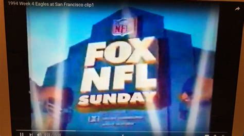 Nfl On Fox 1994 Week 5 Eagles Vs 49ers Open Youtube