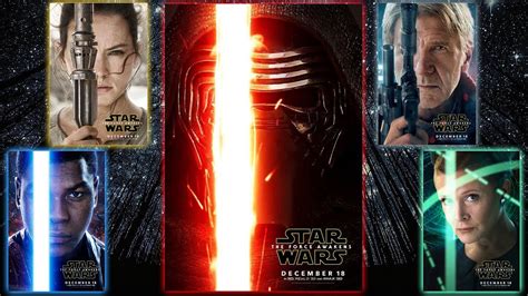 Force Awakens Character Posters Released Collider Youtube