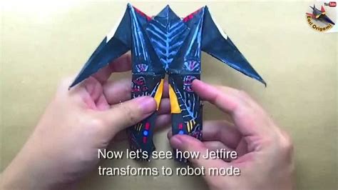 折纸手工教你折纸组合型变形金刚 折好后能拆分成战斗机和汽车腾讯视频