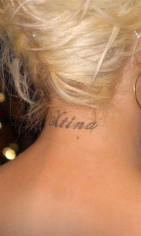 Celebrity Tattoos You Just Have To See Tattoos Tattoo You Christina Aguilera