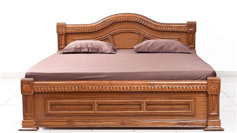 Teak Wood Box Cot Bed Sleeping Cots कॉट बेड खाट वाला पलंग In Mth