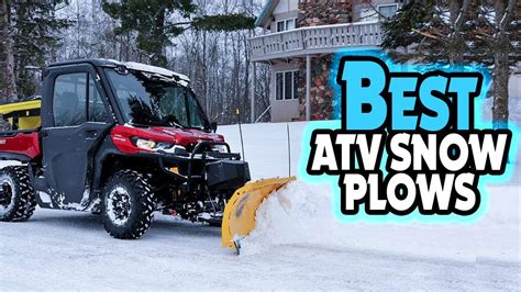 Top 5 ️ Best Atv Snow Plows In 2023 👌 Best Atv For Snow Plowing