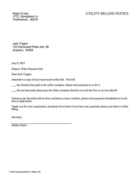 Landlord Tenant Sample Letter Change Of Ownership Of Property