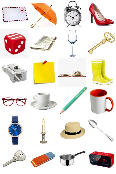 Examples Of Everyday Objects With Different Shapes And Sizes That