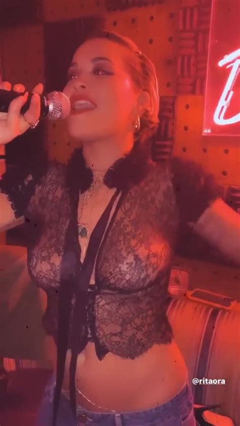 Rita Ora Braless Bouncing Boobs Video Hot Celebs Home