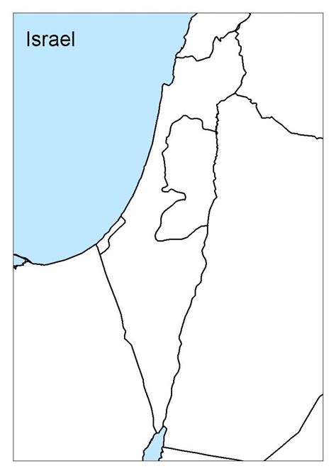 Blank Map Of Israel Free Png And Vector Blank Maps My XXX Hot Girl