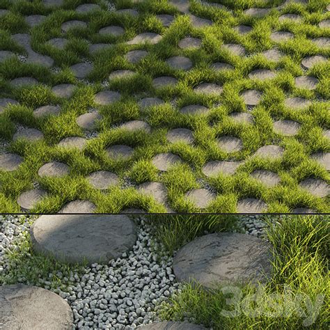 3ds Max Grass Eco Parking 3 3ds Max