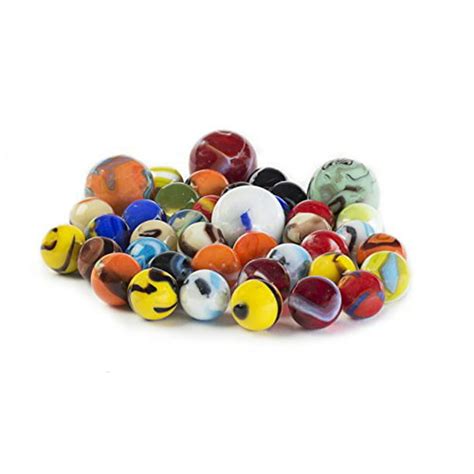 My Toy House Glass Marbles Bulk Set Of 40 36 Players And 4 Shooters