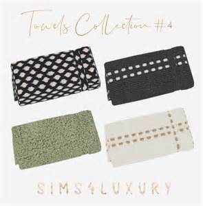 Sims4luxury Towels And Clocks • Sims 4 Downloads