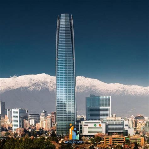 el edificio más alto de américa latina la gran torre santiago un un rascacielos de 300 metros