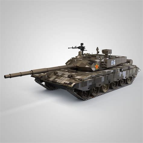 China ZTZ-99 tank 3D | CGTrader