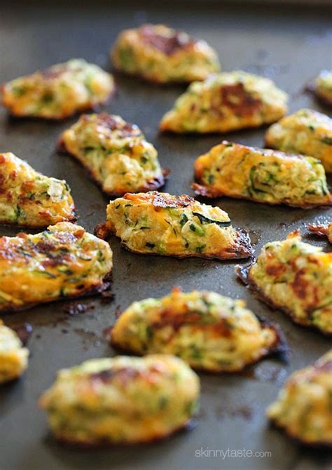You could alternatively shape these into tots and place on a baking sheet. Zucchini Tots - Skinnytaste