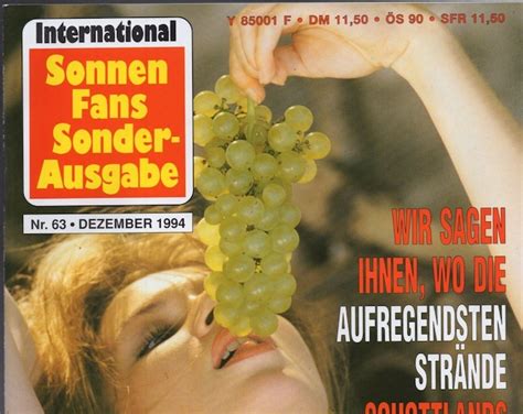 Sonnenfreunde 1992 N4 FKK Magazine Magazine Nudism Naturist Etsy Hong