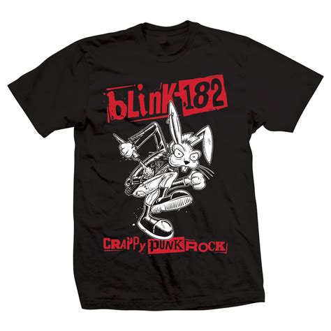 Punk Bunny T Shirt Black Blink 182 Ukeu