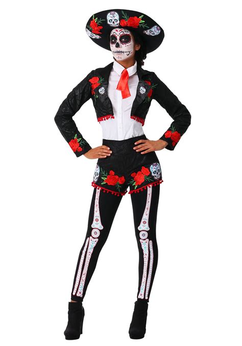 Womens Day Of The Dead Mariachi Costume