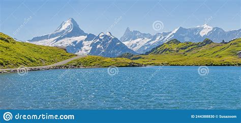 Stunning Bachalpsee Lake In The Swiss Alps Photographed With Famous