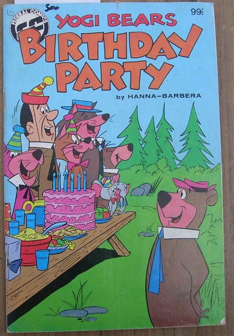 Yogi Bears Birthday Party Federal Comics By Hanna Barbera Very