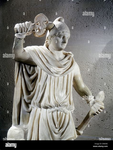 Statue Of Mithras Ancient Persian God Of Light Who Was Adopted Into