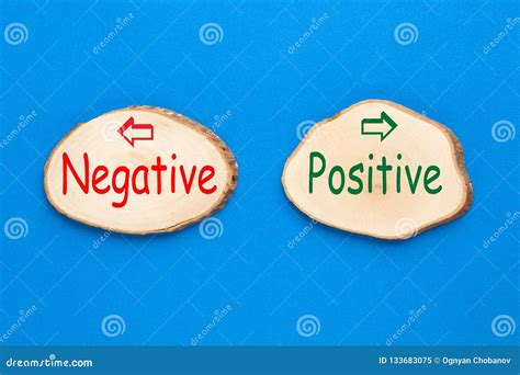 Positive And Negative Stock Image Image Of Negativism 133683075