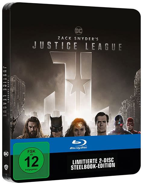 Zack Snyders Justice League Limited Steelbook Blu Ray