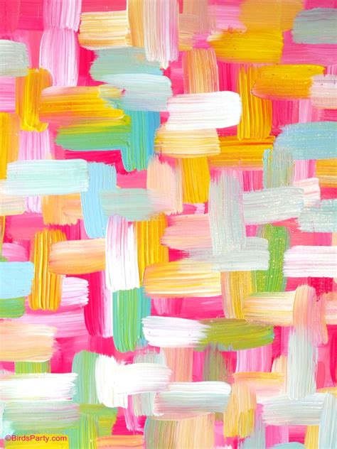 Easy DIY Wall Art Painted Canvas - Party Ideas | Party Printables Blog