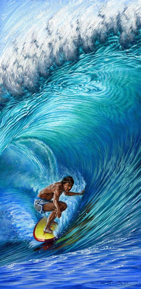 Pipeline Master Gerry Lopez Surf Art Collection By Phil Etsy Surf
