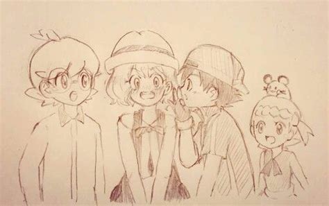 Ash Ketchum And His Kalos Friends ♡ Amourshipping ♡ I Give Good Credit To Whoever Made