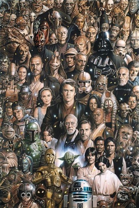 Star Wars Characters Poster Sold At Europosters