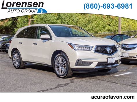 Pre Owned 2018 Acura Mdx Wtechnology Pkg Sport Utility In Milford