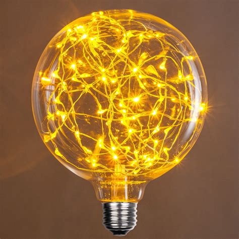 G125 Gold LEDimagine TM Fairy Light Bulb