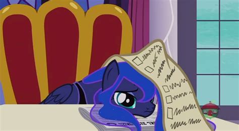 Sad Luna My Little Pony Friendship Is Magic Know Your Meme