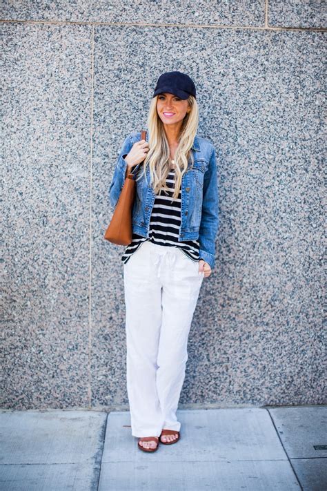 The Top Trend Series Four Ways To Style White Linen Pants Lifestyle