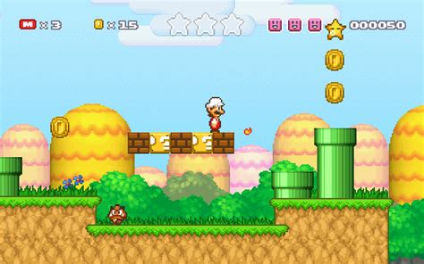 mario est de retour dans ce remake facile à jouer et maniable a travers 12 niveaux récupérez