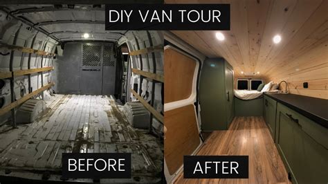 Van Tour Diy Cargo Van To Tiny Home Amazing Full Tour Youtube