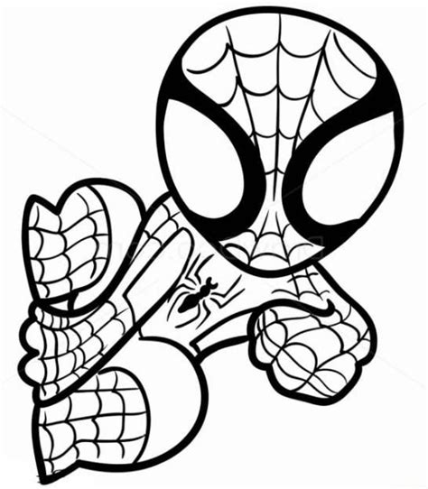 Cute free spiderman coloring page to download. Spiderman Coloring Pages! | Spiderman coloring, Superhero ...