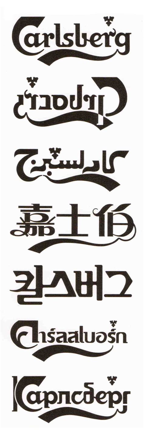 Carlsberg Logo Translations From Around The World Logo Design Love