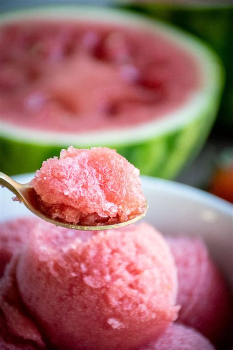 Strawberry Watermelon Limeade Sorbet The Starving Chef