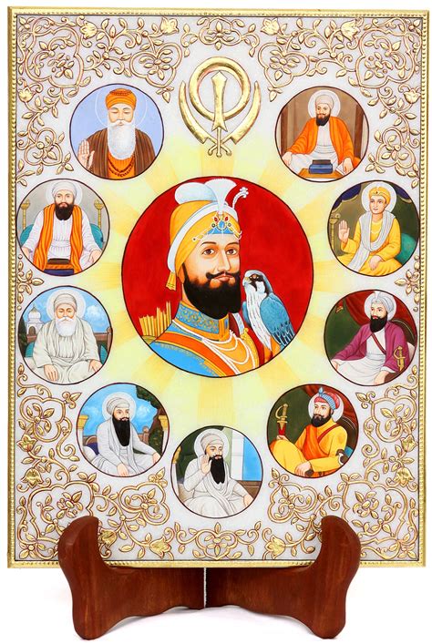 The Ten Sikh Gurus Exotic India Art