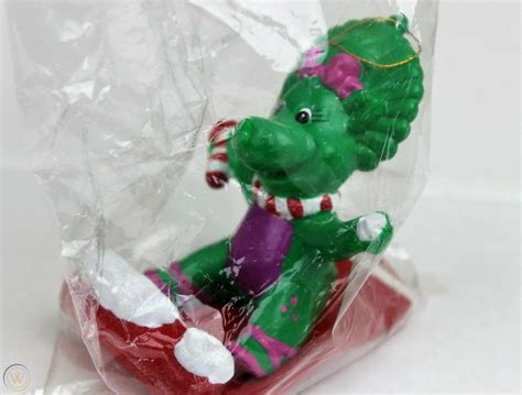 Barney Baby Bop Dinosaur Christmas Ornament Kurt Adler 1999 New In